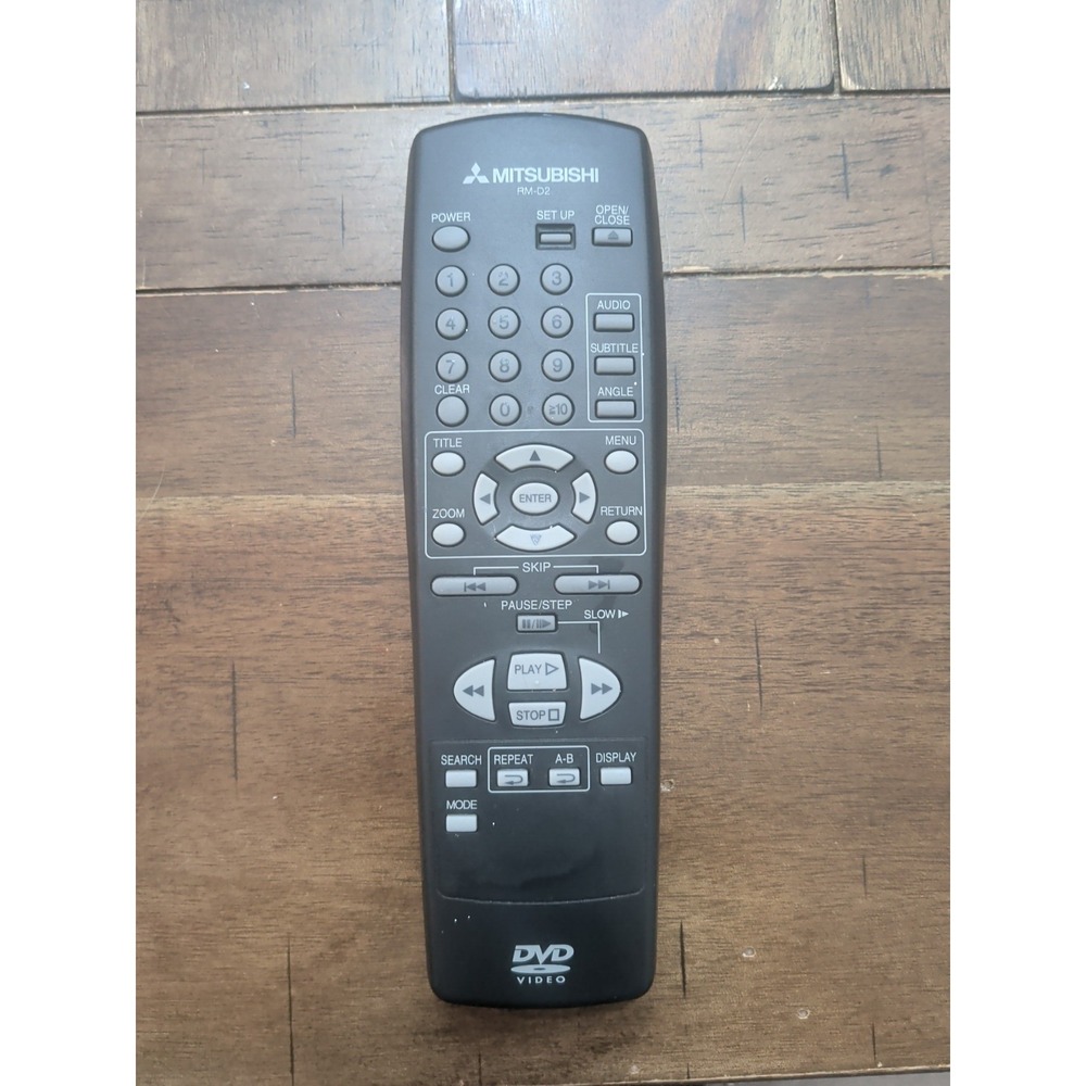 Genuine Mitsubishi RM-D2 DVD Player Remote Control DD4020 DD4021
